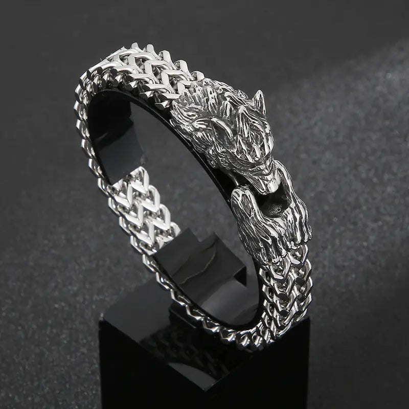Retro Personalized Stainless Steel Animal Bracelet