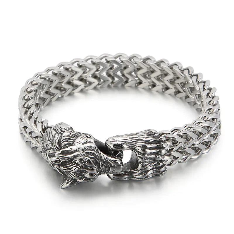Retro Personalized Stainless Steel Animal Bracelet